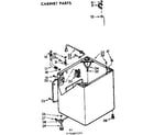 Kenmore 11072481120 cabinet parts diagram
