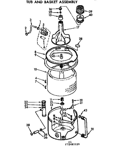 Tub and basket assembly