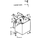 Kenmore 11072481230 cabinet parts diagram