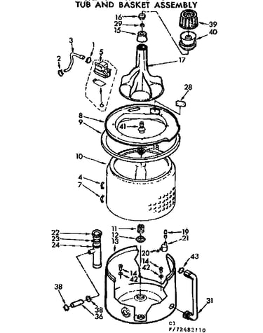 Tub and basket assembly
