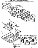 Top and console assembly