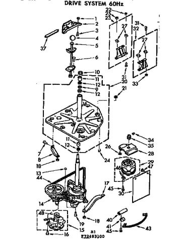 Drive system 60hz