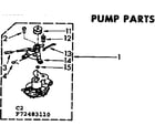Kenmore 11072483210 pump parts diagram