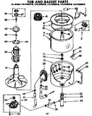 Tub and basket parts