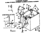 Kenmore 11072483810 cabinet parts diagram