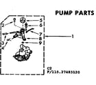 Kenmore 11072483120 pump parts diagram