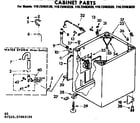 Kenmore 11072483620 cabinet parts diagram