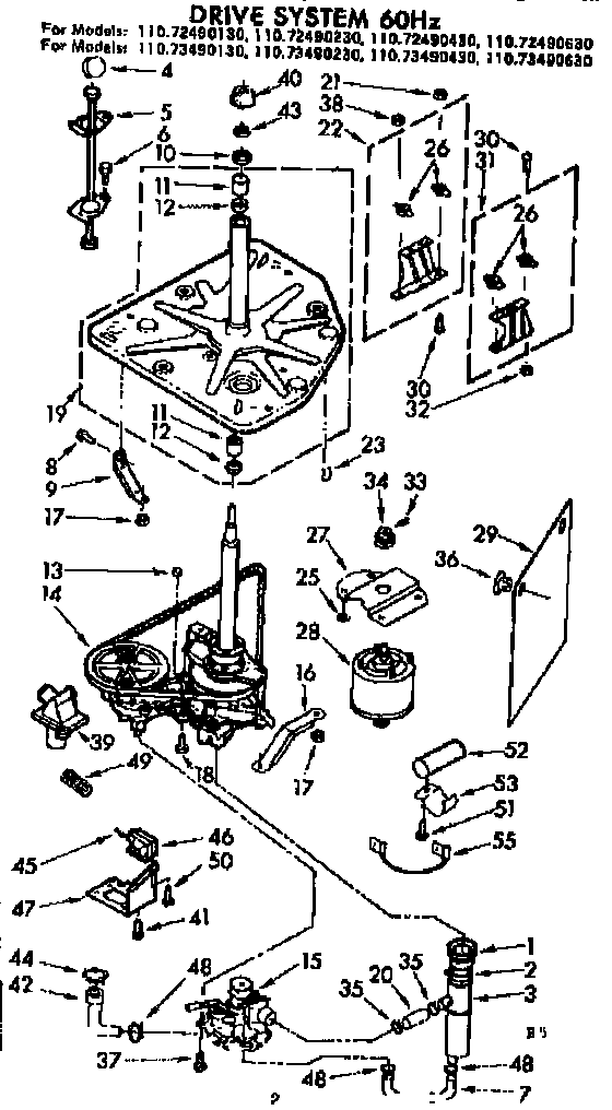 Drive system 60 hz