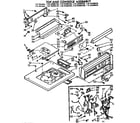 Kenmore 11072490630 top and console assembly diagram