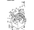 Kenmore 11073491600 cabinet parts diagram