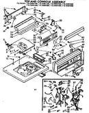 Top and console assembly