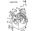 Kenmore 11073492100 cabinet parts diagram
