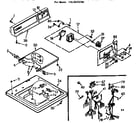 Kenmore 11072510100 top and console assembly diagram