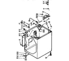 Kenmore 11072520400 cabinet parts diagram