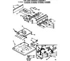 Kenmore 11073550600 top and console assembly diagram