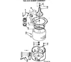 Kenmore 11073562100 tub and basket asm diagram