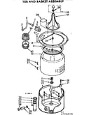 Tub and basket asm