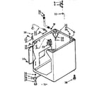 Kenmore 11073562410 cabinet parts diagram
