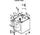 Kenmore 11072562710 cabinet parts diagram