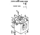Kenmore 11072570100 cabinet parts diagram