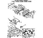 Kenmore 11072570100 top and console assembly diagram