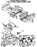 Top and console assembly