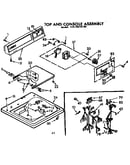 Top and console assembly