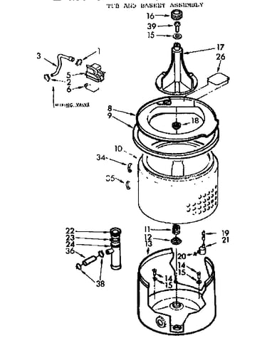 Tub and basket assembly