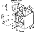 Kenmore 11072610140 cabinet parts diagram