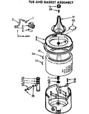 Tub and basket assembly