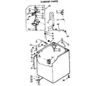 Kenmore 11072640110 cabinet parts diagram