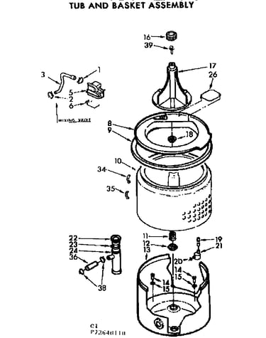Tub and basket assembly