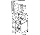 Kenmore 11073641100 cabinet parts diagram