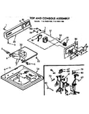 Top and console assembly