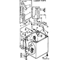 Kenmore 11072641110 cabinet parts diagram