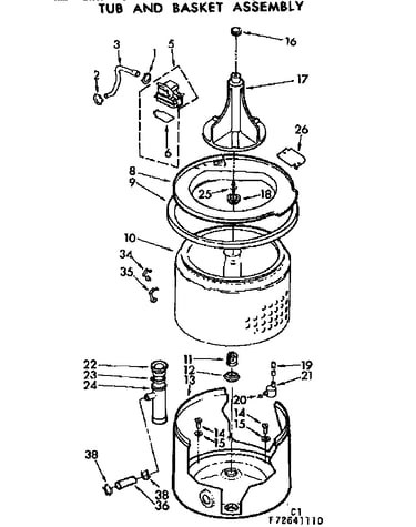 Tub and basket assembly