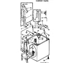 Kenmore 11072645100 cabinet parts diagram
