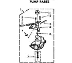 Kenmore 11072645100 pump parts diagram