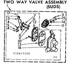 Kenmore 11072645100 two way valve asm suds diagram