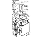 Kenmore 11072645120 cabinet parts diagram