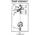 Kenmore 11072660600 pump assembly diagram