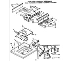 Kenmore 11072660400 top & console assembly diagram