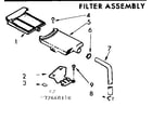 Kenmore 11072660210 filter assembly diagram