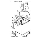 Kenmore 11072660420 cabinet parts diagram