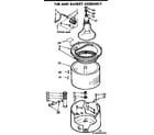 Kenmore 11072660220 tub and basket assembly diagram