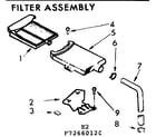 Kenmore 11072660220 filter assembly diagram