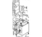 Kenmore 11073665400 cabinet parts diagram