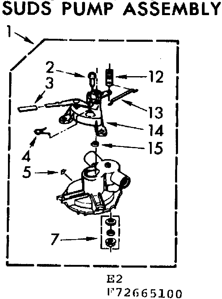 SUDS PUMP ASSEMBLY