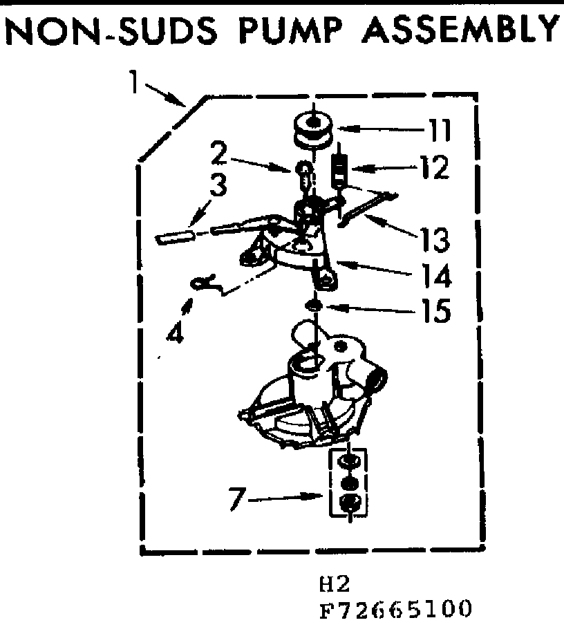 NON-SUDS PUMP ASSEMBLY