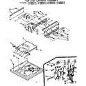 Kenmore 11073665210 top and console assembly diagram